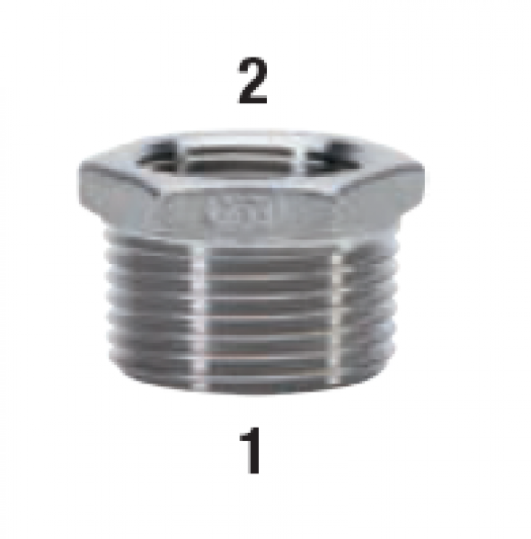 Reduziernippel, Typ 241, 3" x 1 1/2"